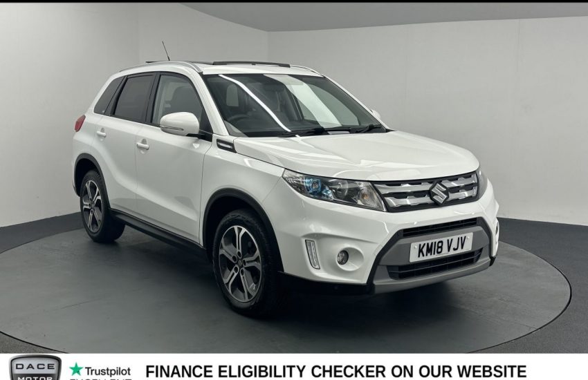 Used 2018 WHITE SUZUKI VITARA for sale in Manchester