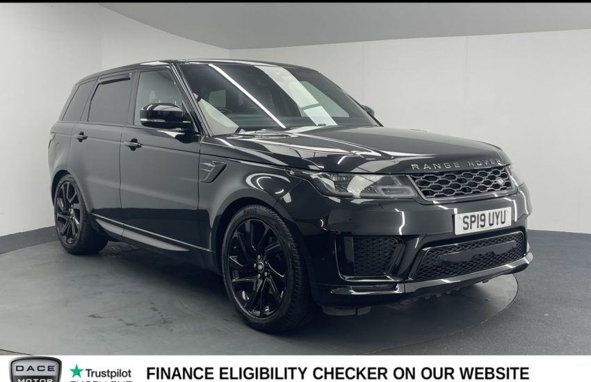 Used 2019 BLACK LAND ROVER RANGE ROVER SPORT for sale in Manchester
