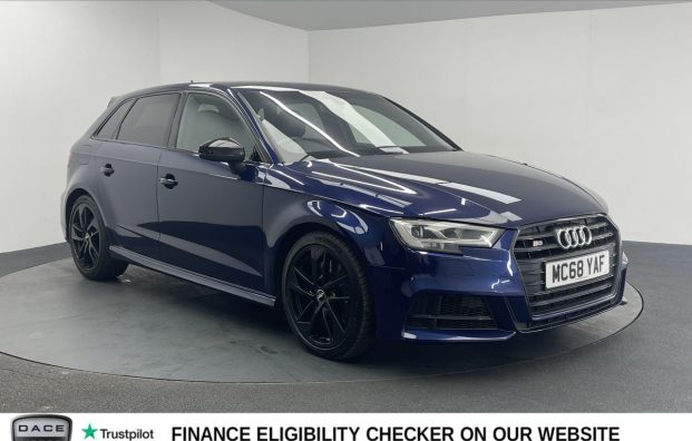 Used 2019 BLUE AUDI S3 for sale in Manchester