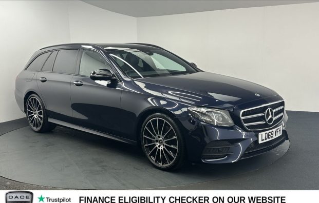 Used 2019 BLUE MERCEDES-BENZ E-CLASS for sale in Manchester