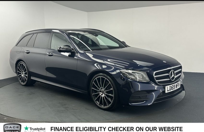 Used 2019 BLUE MERCEDES-BENZ E-CLASS for sale in Manchester