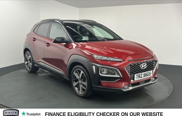 Used 2019 RED HYUNDAI KONA for sale in Manchester