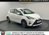 Used 2019 WHITE TOYOTA YARIS for sale in Manchester