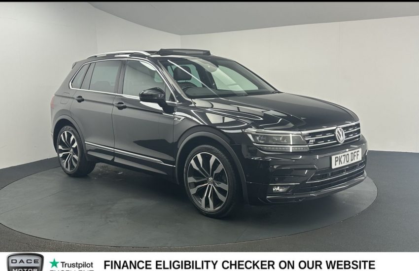 Used 2020 BLACK VOLKSWAGEN TIGUAN for sale in Manchester