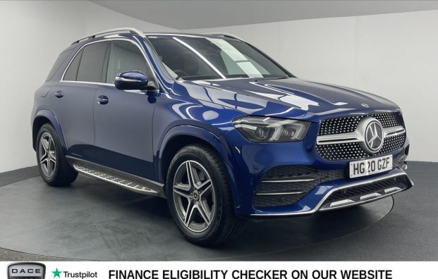 Used 2020 BLUE MERCEDES-BENZ GLE for sale in Manchester