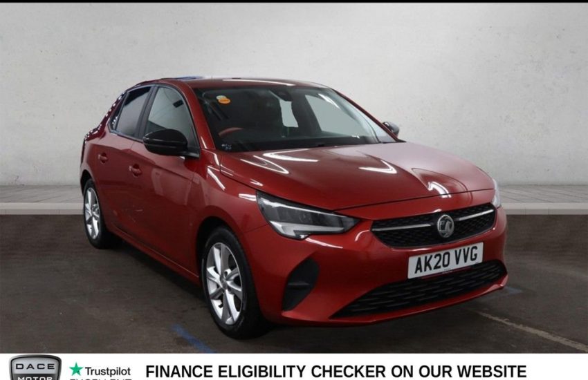 Used 2020 RED VAUXHALL CORSA for sale in Manchester