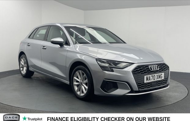 Used 2020 SILVER AUDI A3 for sale in Manchester