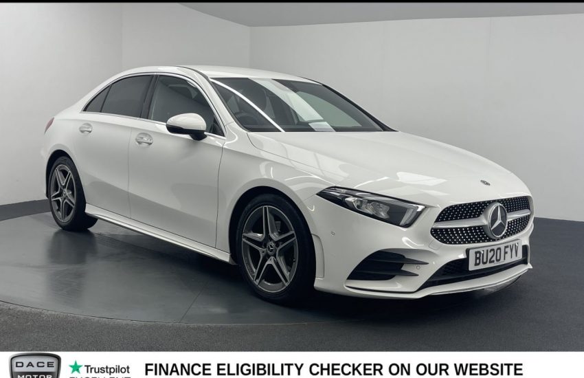 Used 2020 WHITE MERCEDES-BENZ A-CLASS for sale in Manchester