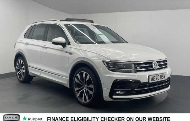 Used 2020 WHITE VOLKSWAGEN TIGUAN for sale in Manchester