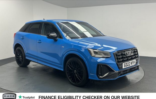 Used 2022 BLUE AUDI Q2 for sale in Manchester