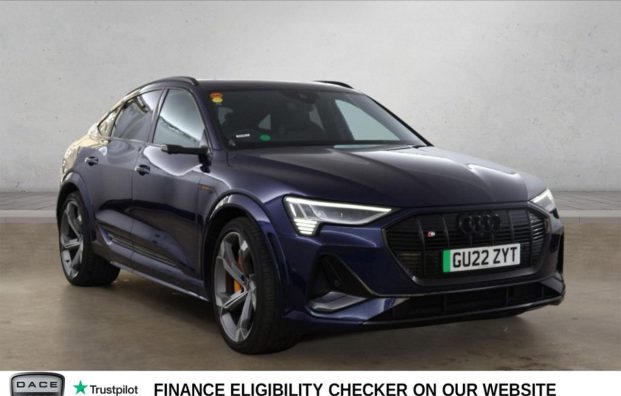 Used 2022 BLUE AUDI e-tron S for sale in Manchester