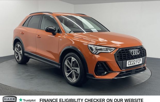 Used 2022 ORANGE AUDI Q3 for sale in Manchester