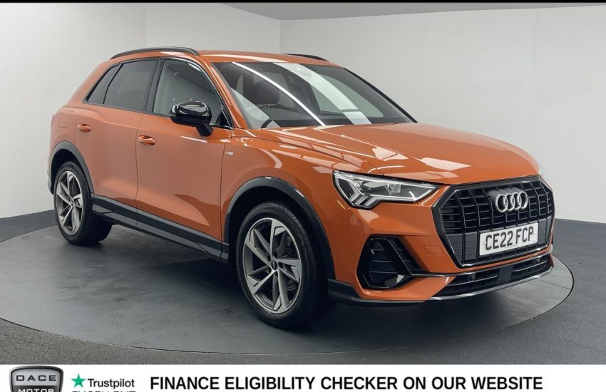 Used 2022 ORANGE AUDI Q3 for sale in Manchester